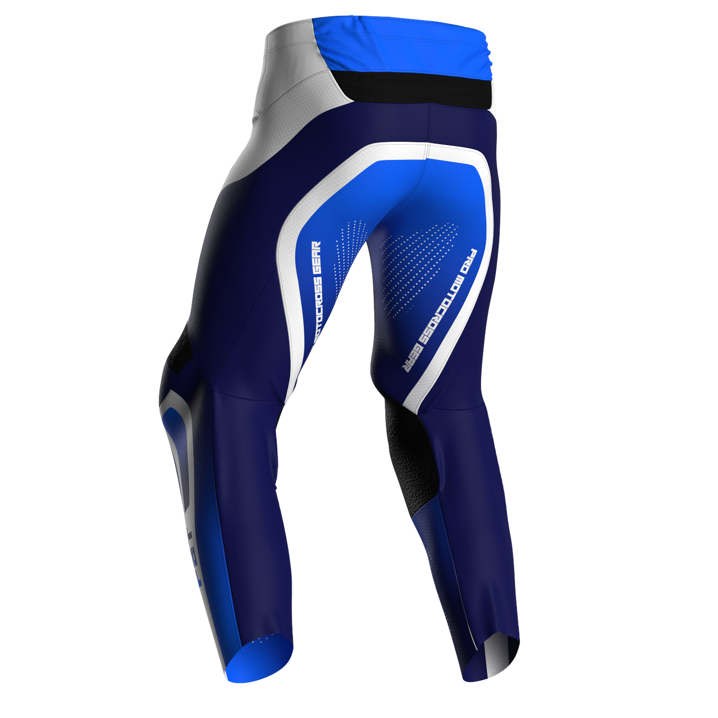 NEW! Motocross Pants - PRO Blue/White, Custom ID