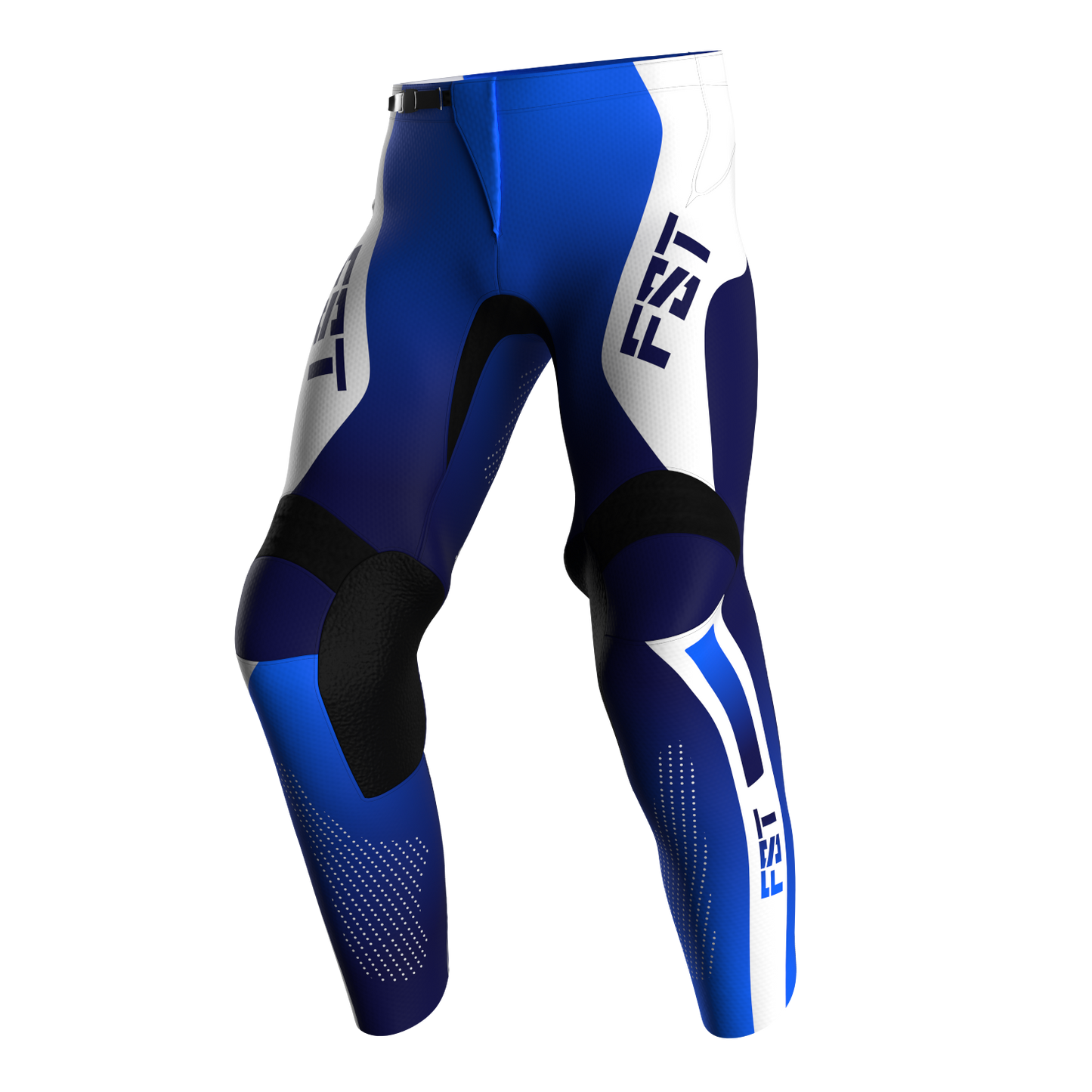 NEW! Motocross Pants - PRO Blue/White, Custom ID