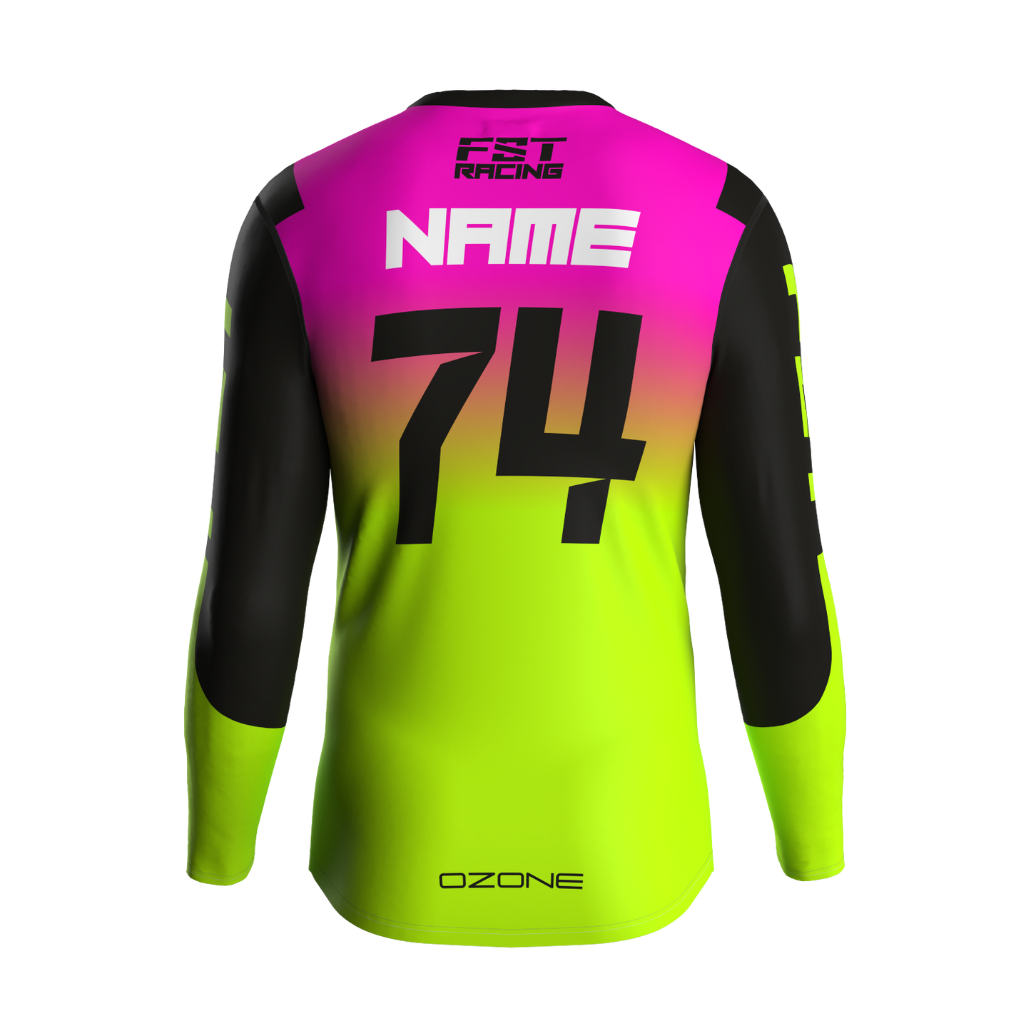 MX jersey slim fit Raceday fluo