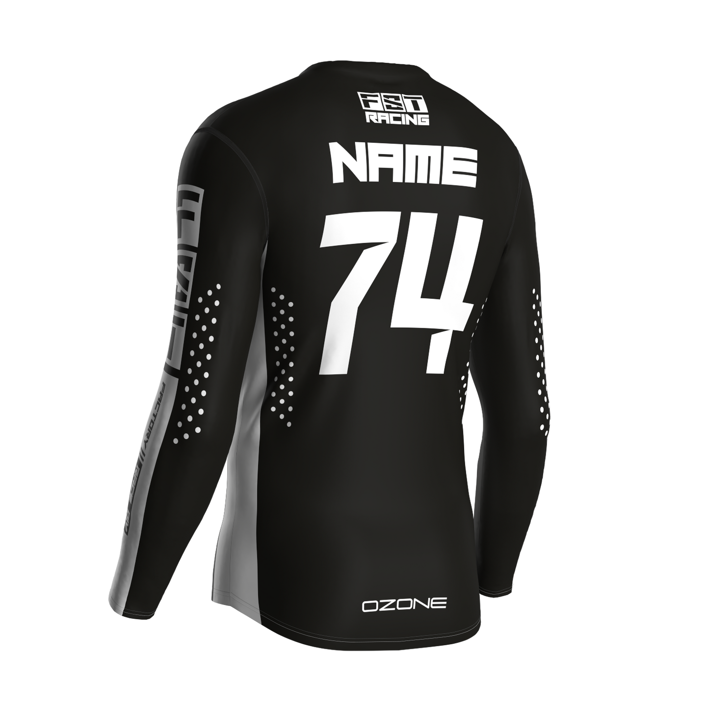 MX jersey slim fit FST Black