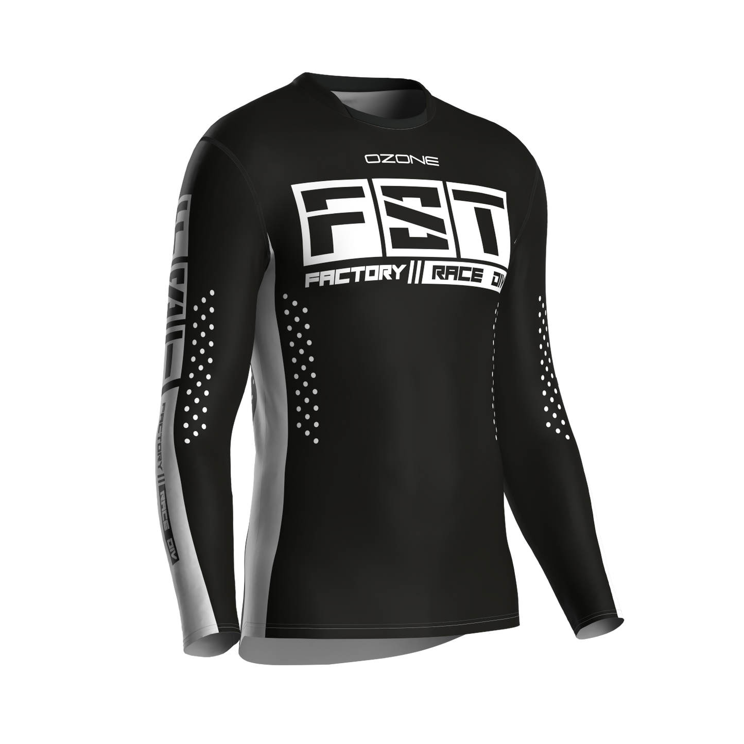 MX jersey slim fit FST Black