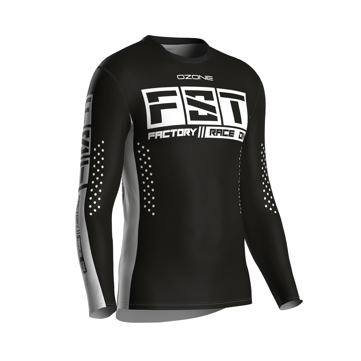 MX jersey slim fit FST Black