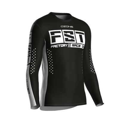 MX jersey slim fit FST Black
