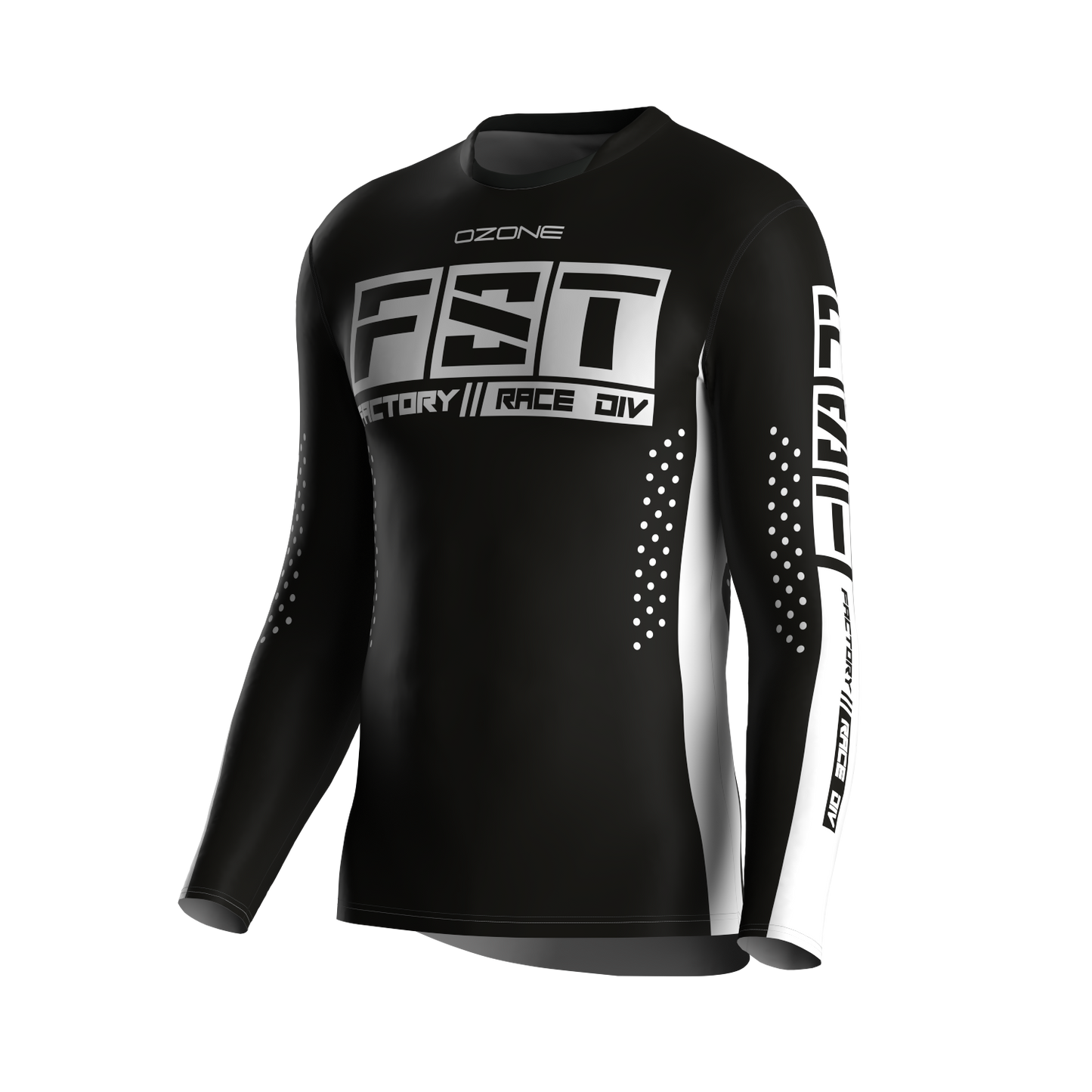 MX jersey slim fit FST Black