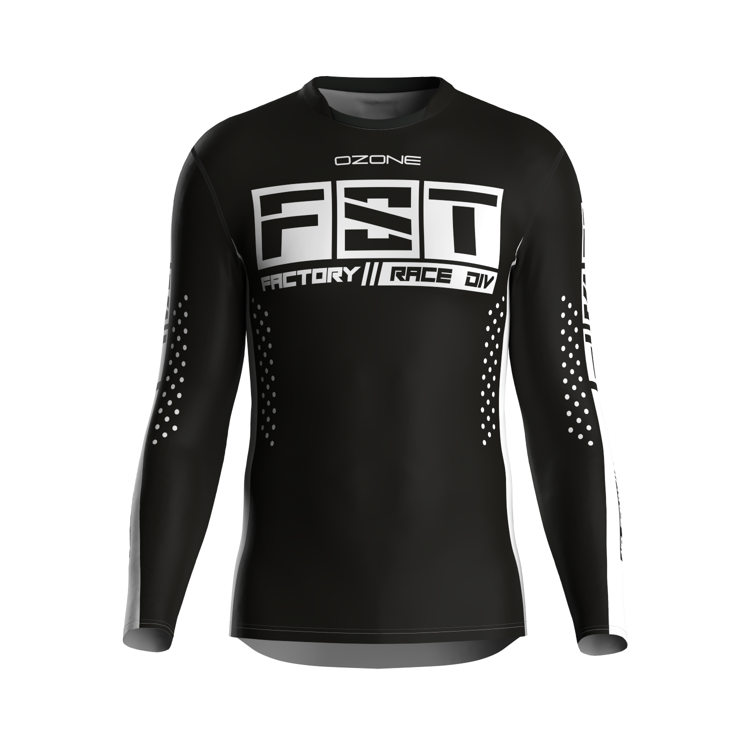 MX jersey slim fit FST Black