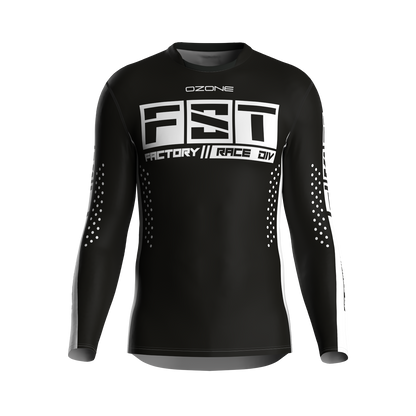 MX jersey slim fit FST Black