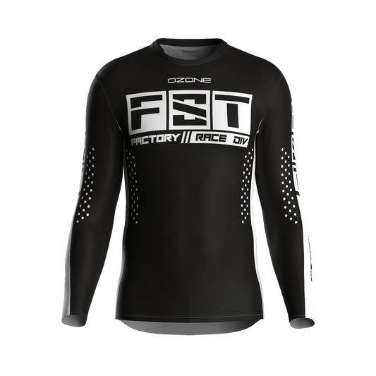 MX jersey slim fit FST Black