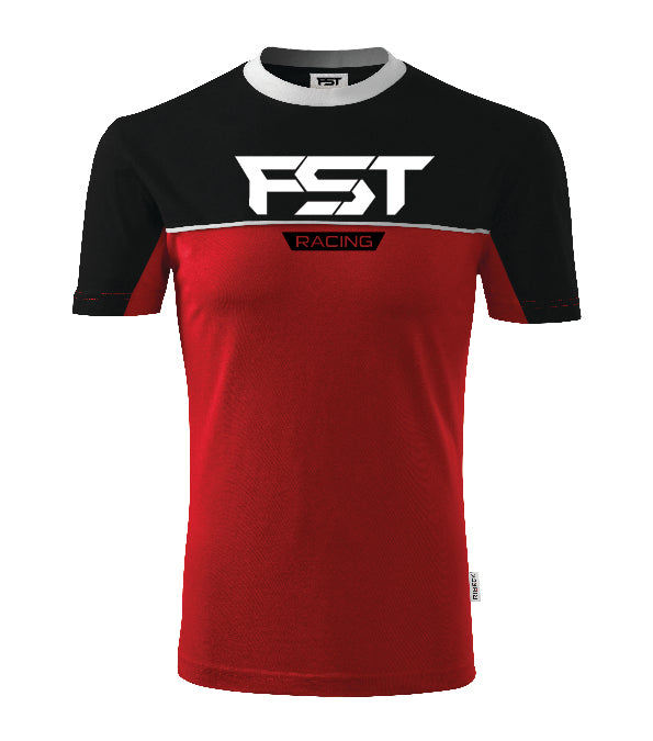 T-shirt black/red