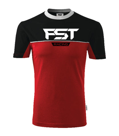 T-shirt black/red