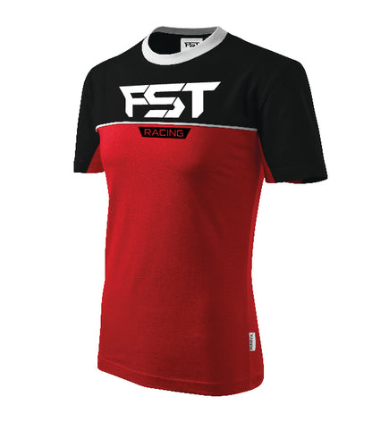 T-shirt black/red