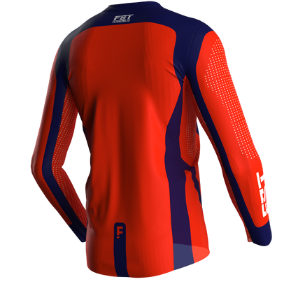 Motocross jersey PRO Red - with mesh in sides
