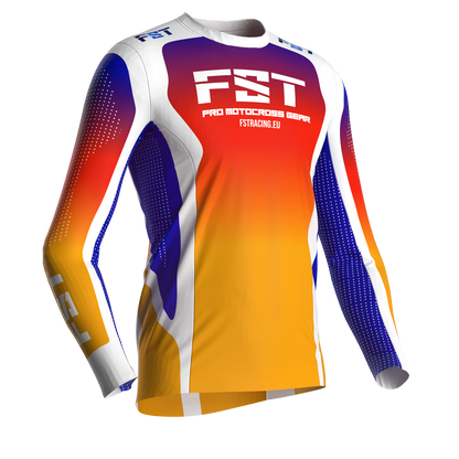 Motocross jersey PRO Sunset - with mesh in sides