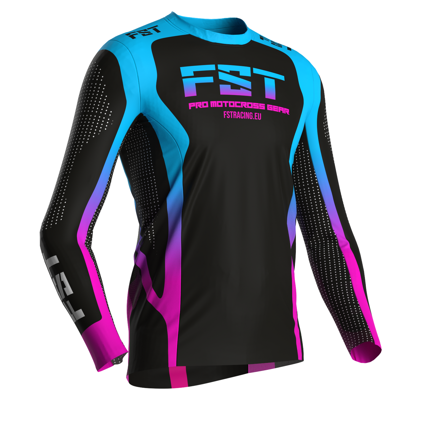 Motocross jersey PRO Nightlife - with mesh in sides