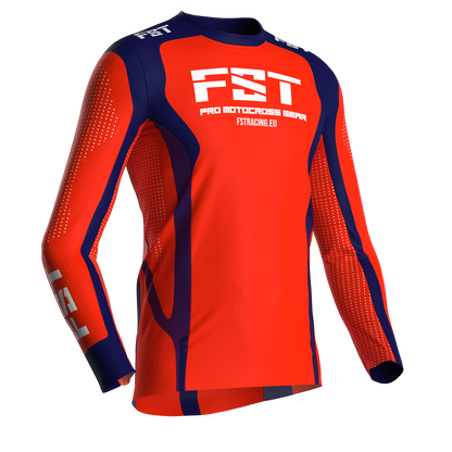 Motocross jersey PRO Red - with mesh in sides