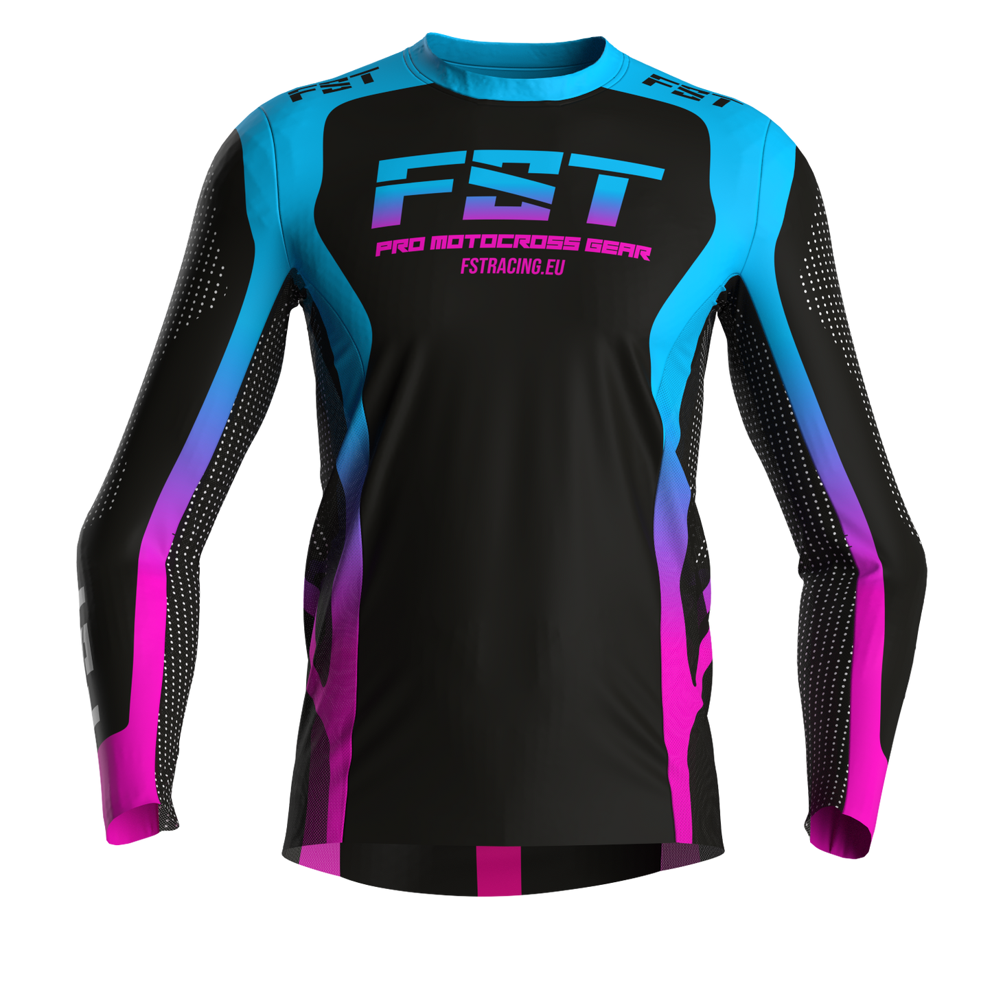 Motocross jersey PRO Nightlife - with mesh in sides