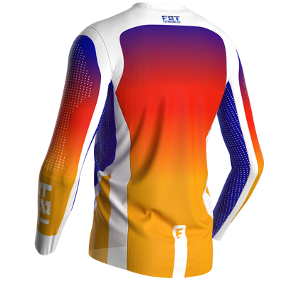 Motocross jersey PRO Sunset - with mesh in sides