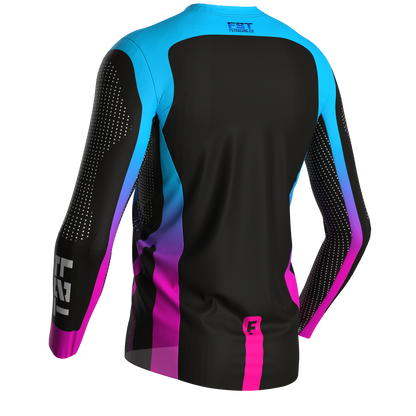Motocross jersey PRO Nightlife - with mesh in sides