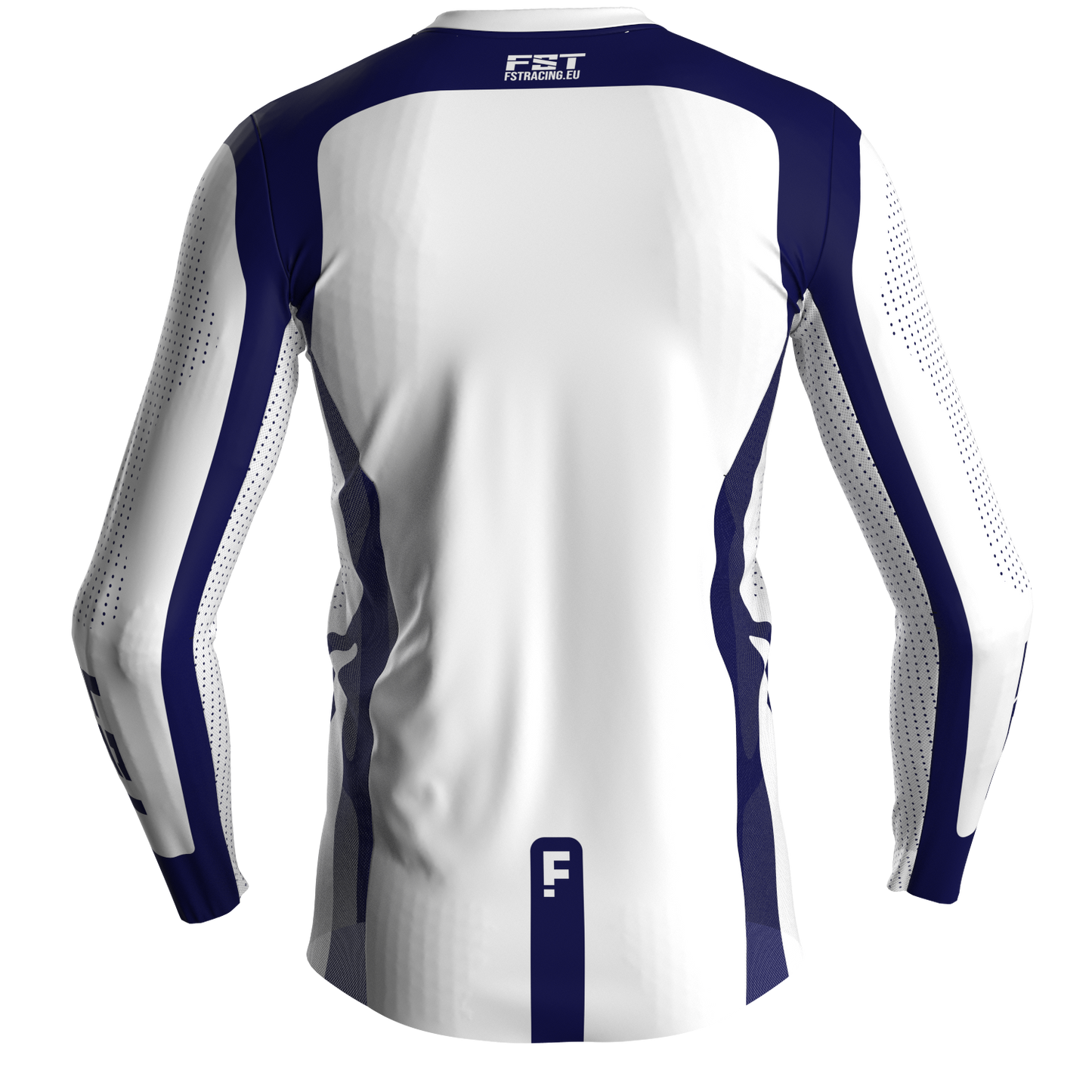 Motocross jersey PRO White - with mesh in sides