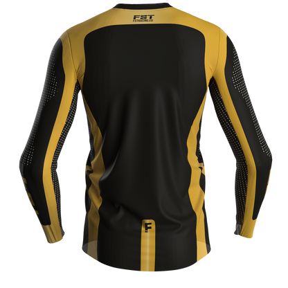 Motocross jersey PRO GOLD - with mesh in sides
