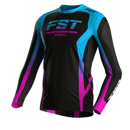 Motocross jersey PRO Nightlife - with mesh in sides