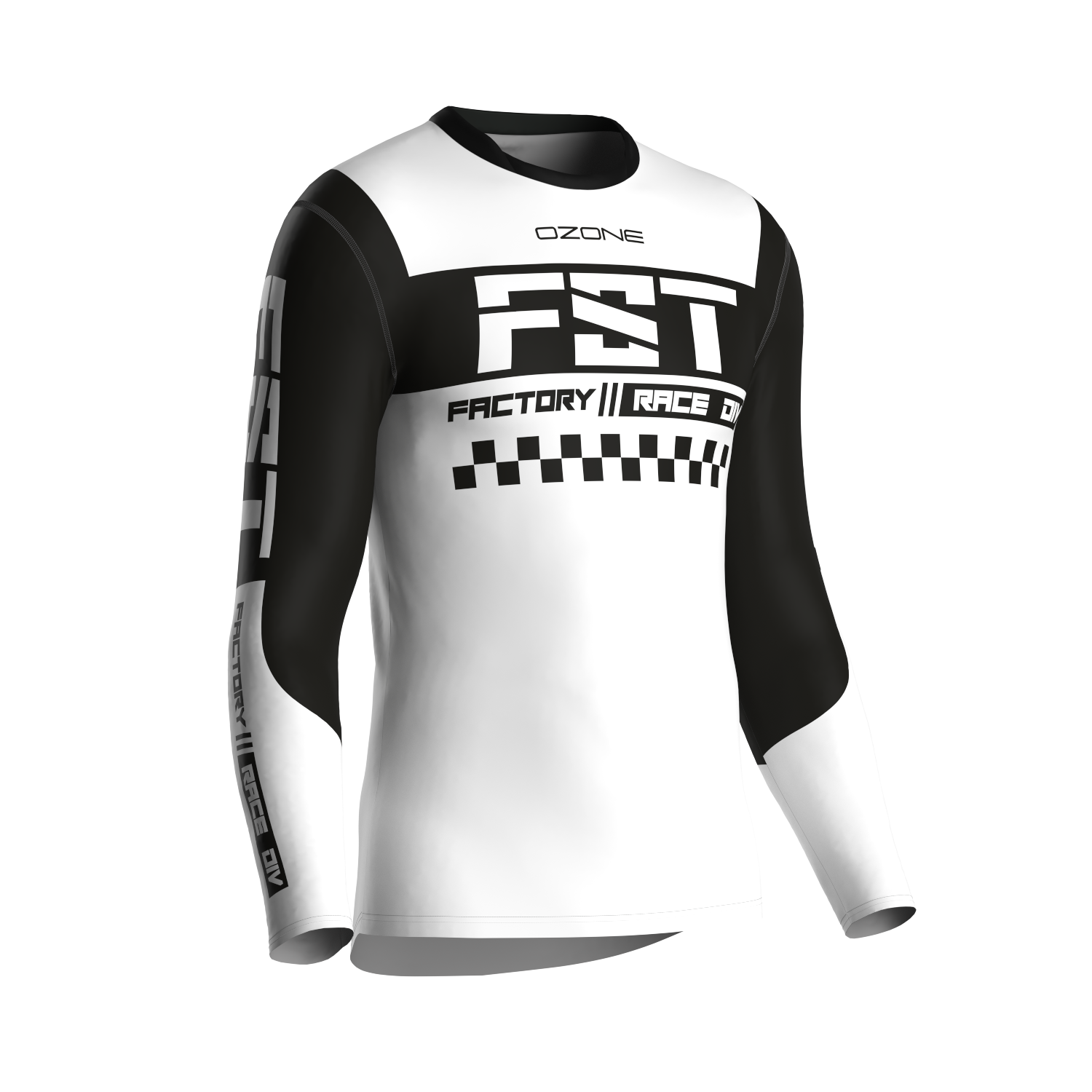 MX jersey slim fit NEON white