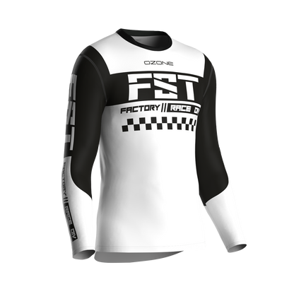 MX jersey slim fit NEON white