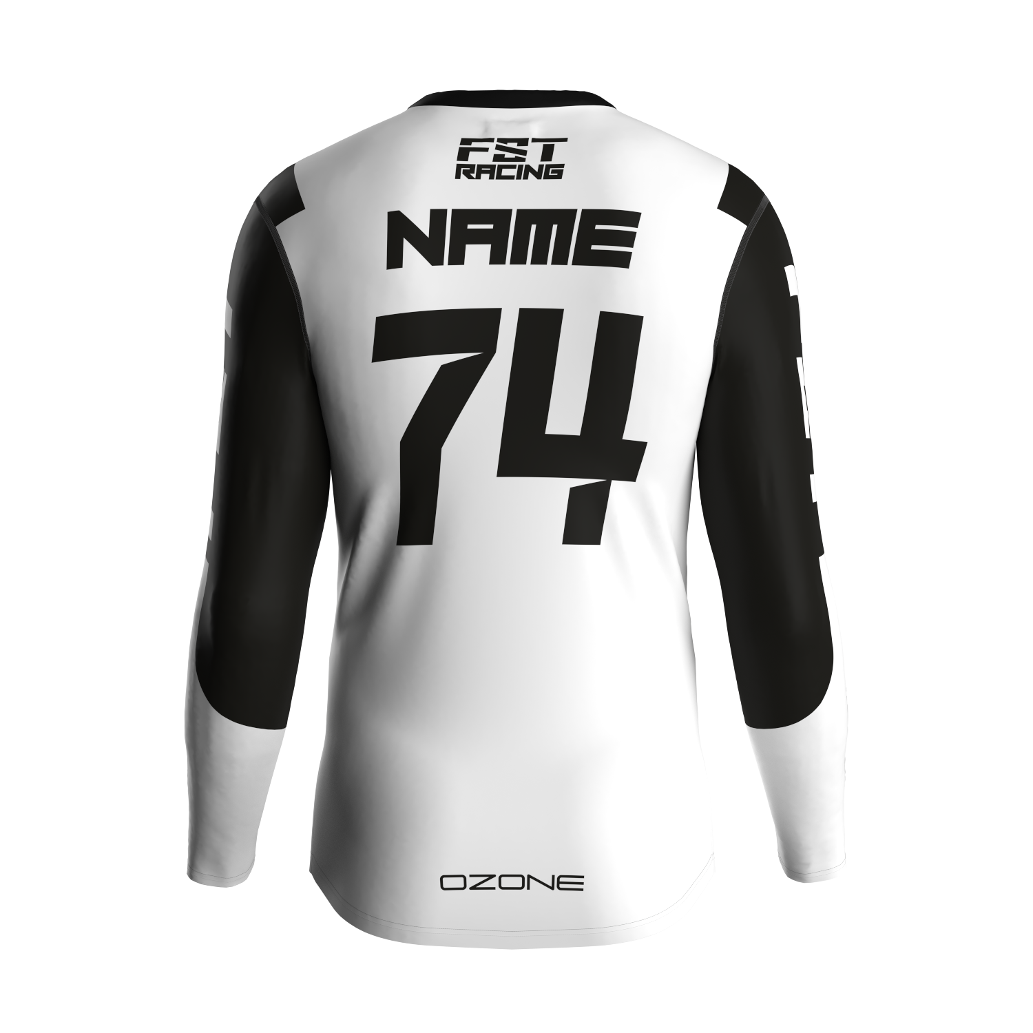 MX jersey slim fit NEON white