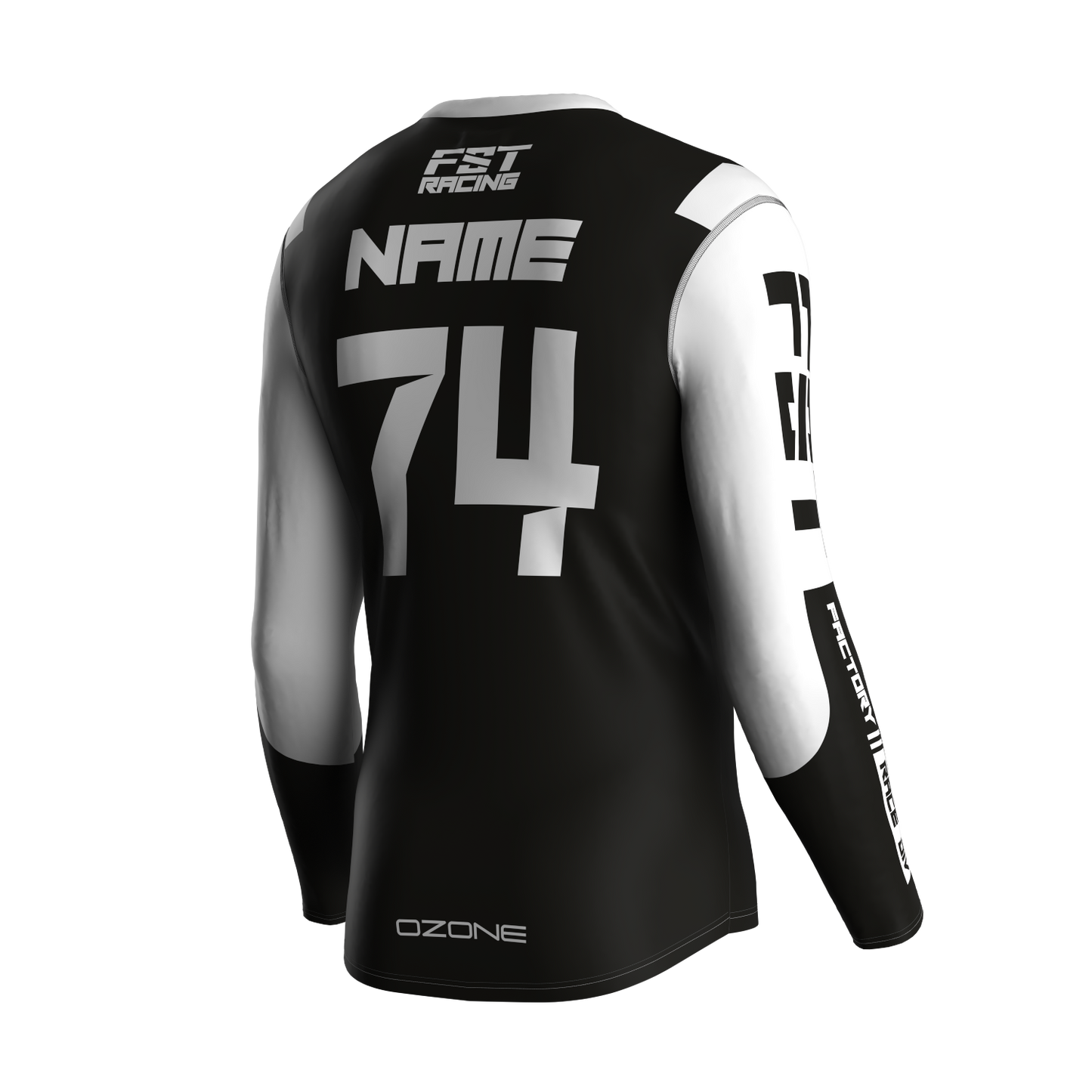 MX jersey slim fit NEON black