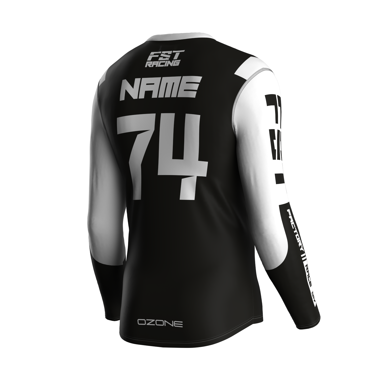 MX jersey slim fit NEON black