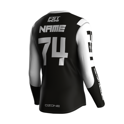 MX jersey slim fit NEON black