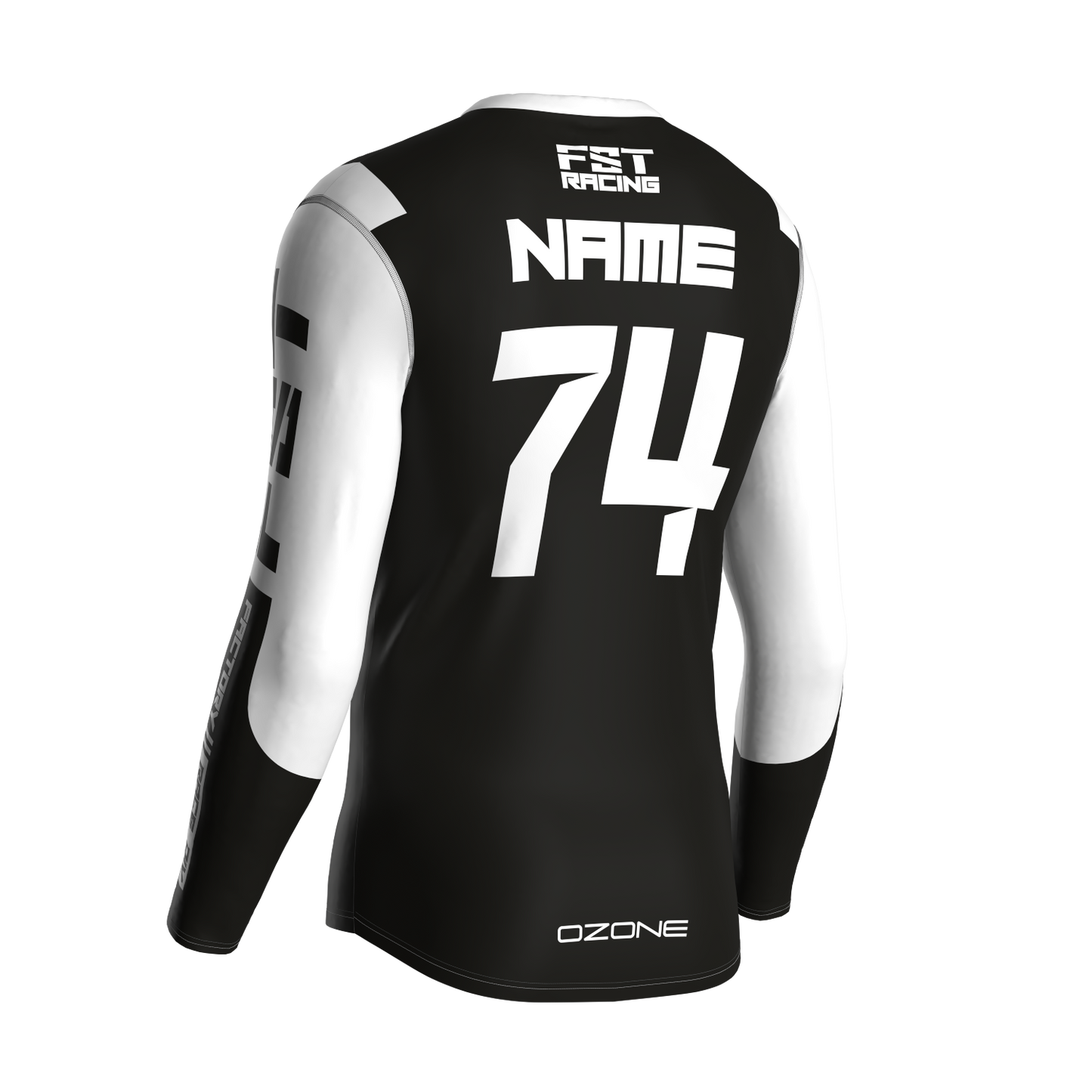 MX jersey slim fit NEON black