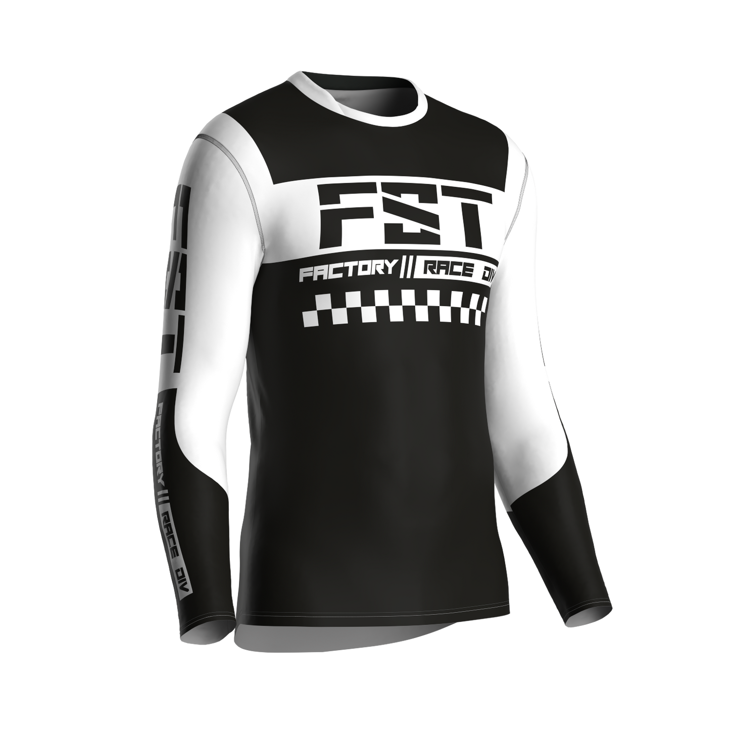 MX jersey slim fit NEON black