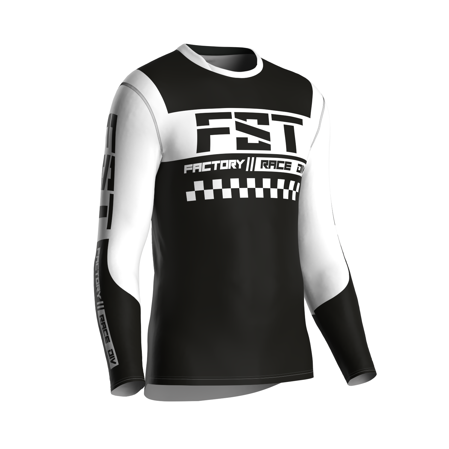 MX jersey slim fit NEON black