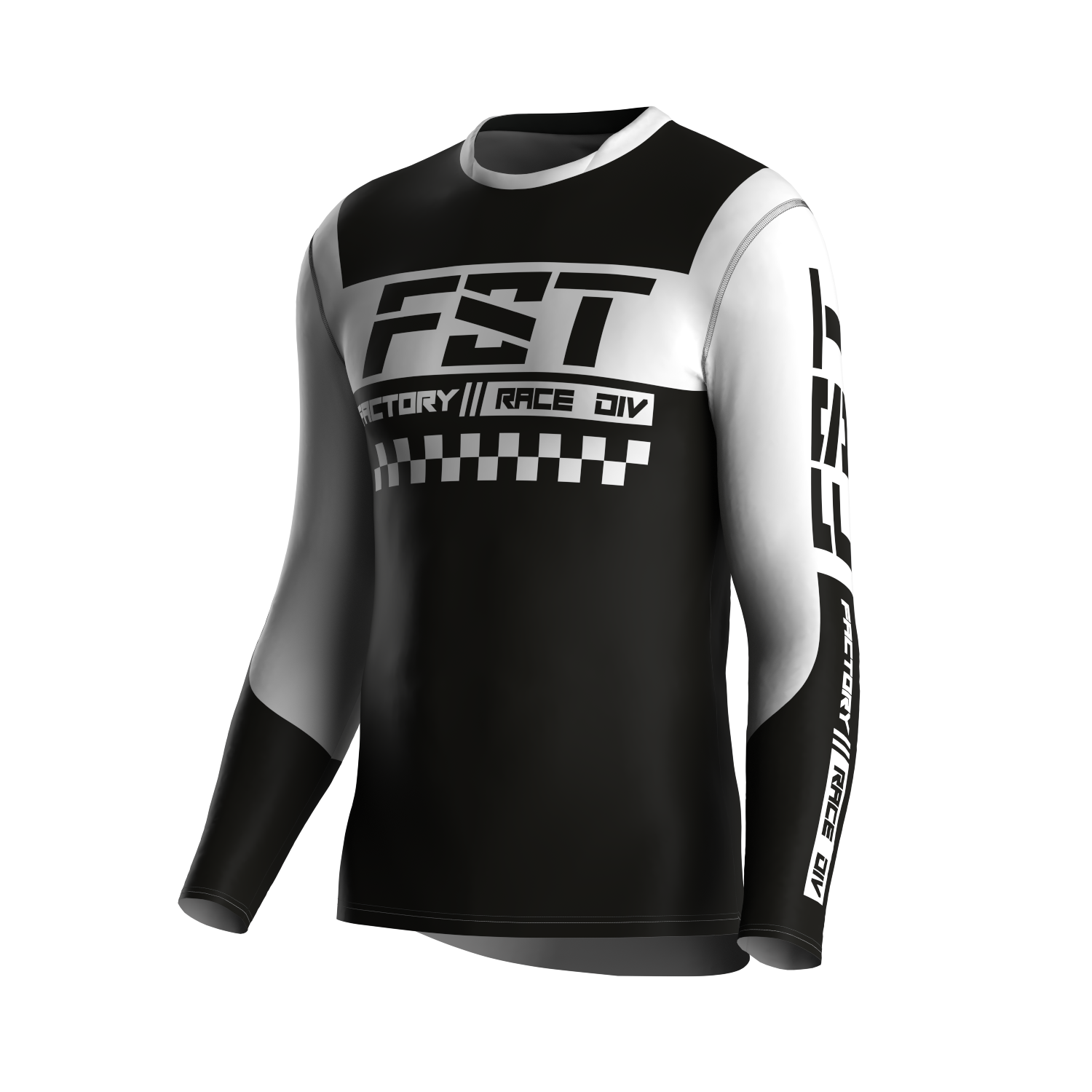 MX jersey slim fit NEON black