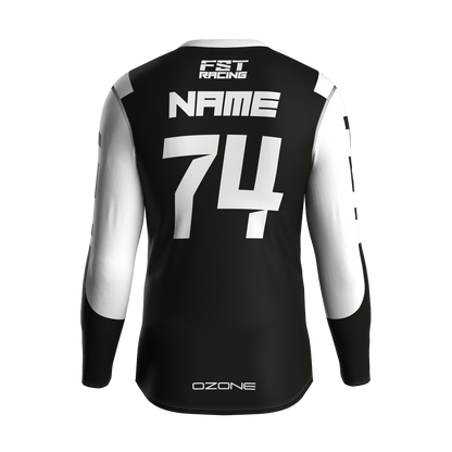 MX jersey slim fit NEON black