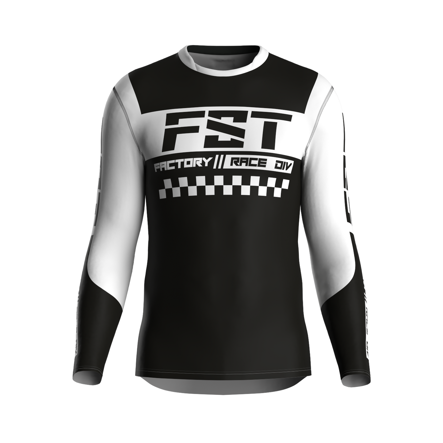 MX jersey slim fit NEON black