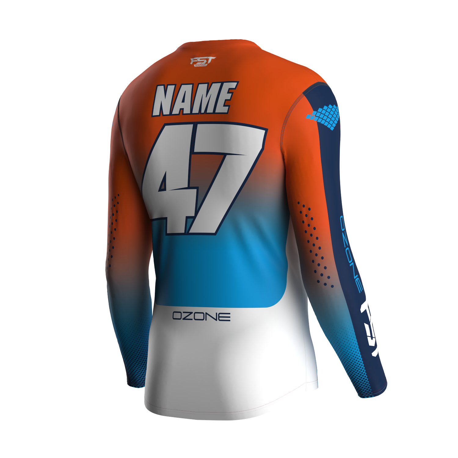 MX jersey slim fit OZONE orange