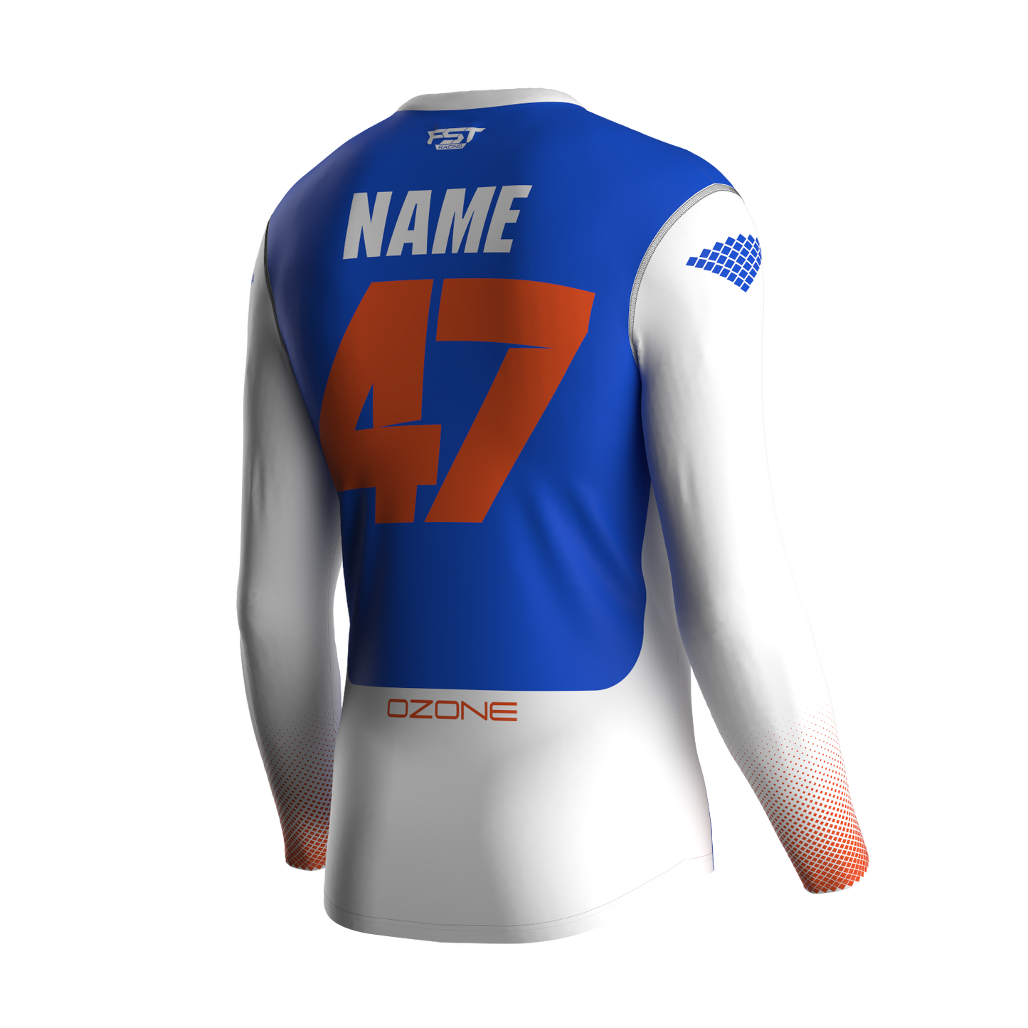 MX jersey slim fit OZONE blue orange