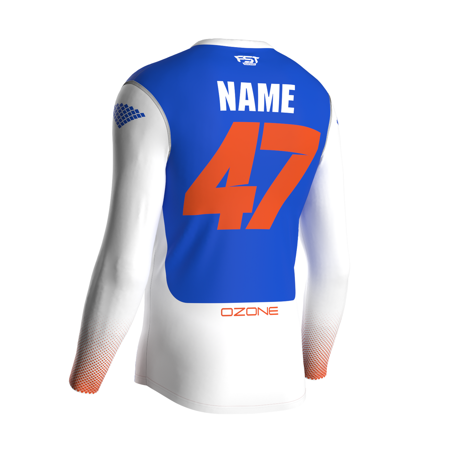 MX jersey slim fit OZONE blue orange