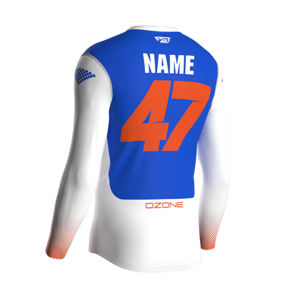 MX jersey slim fit OZONE blue orange