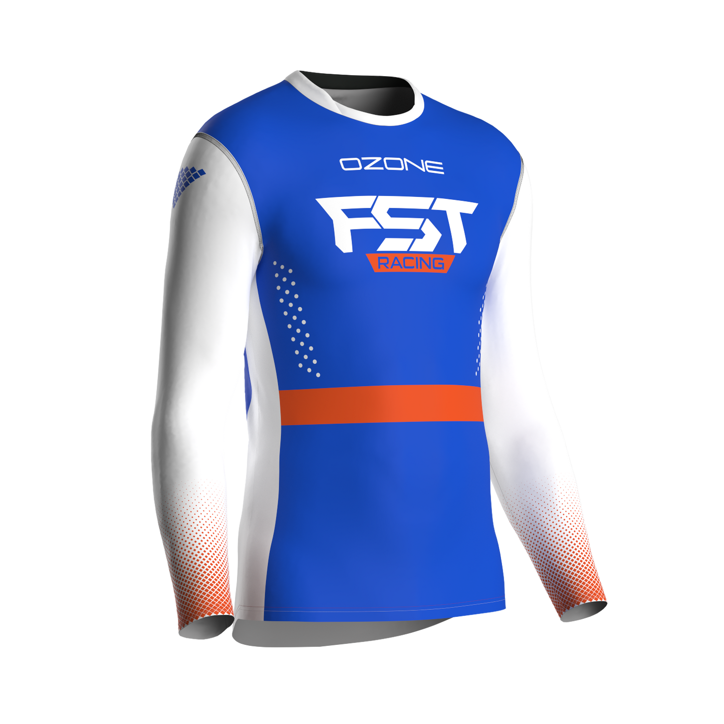 MX jersey slim fit OZONE blue orange