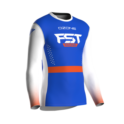 MX jersey slim fit OZONE blue orange
