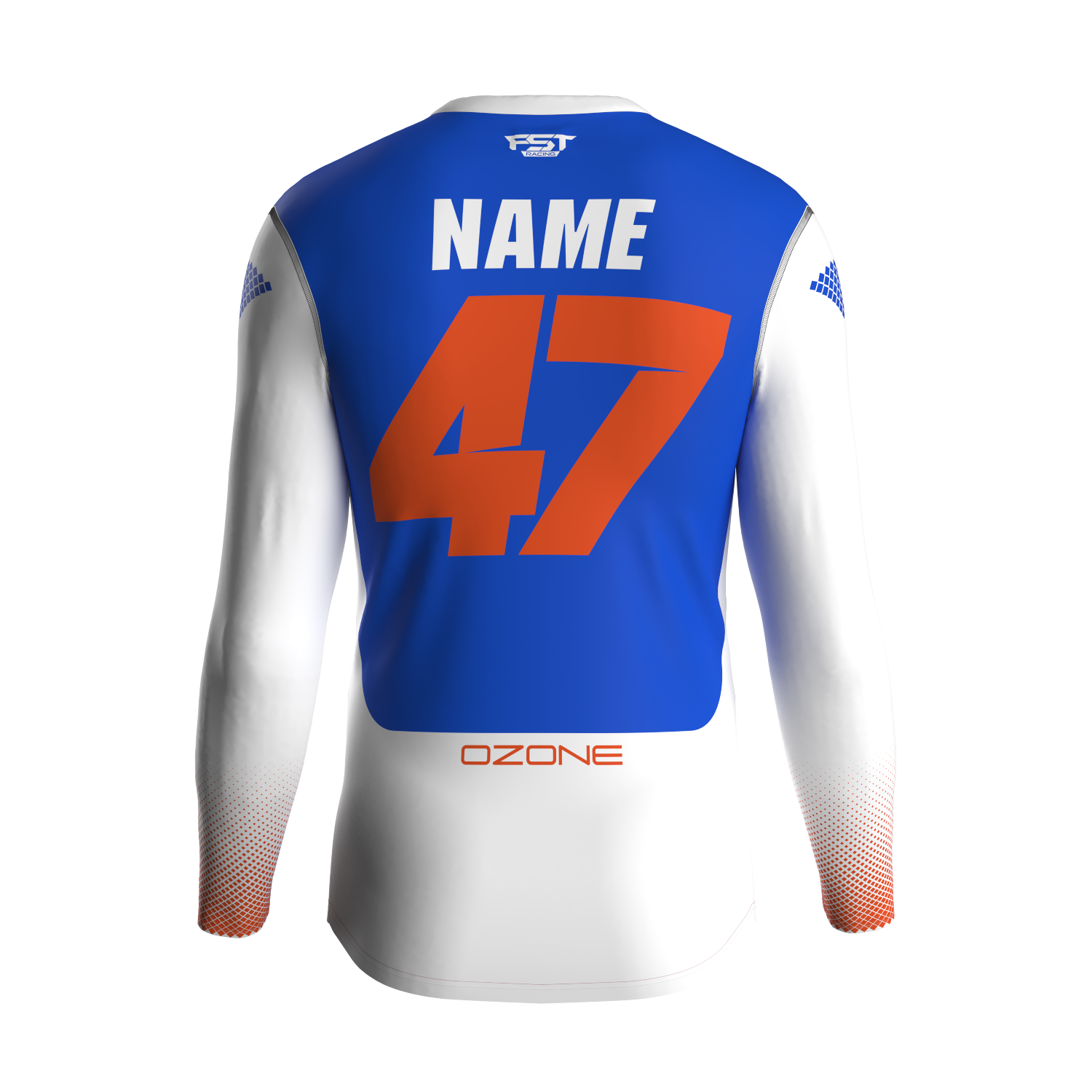 MX jersey slim fit OZONE blue orange