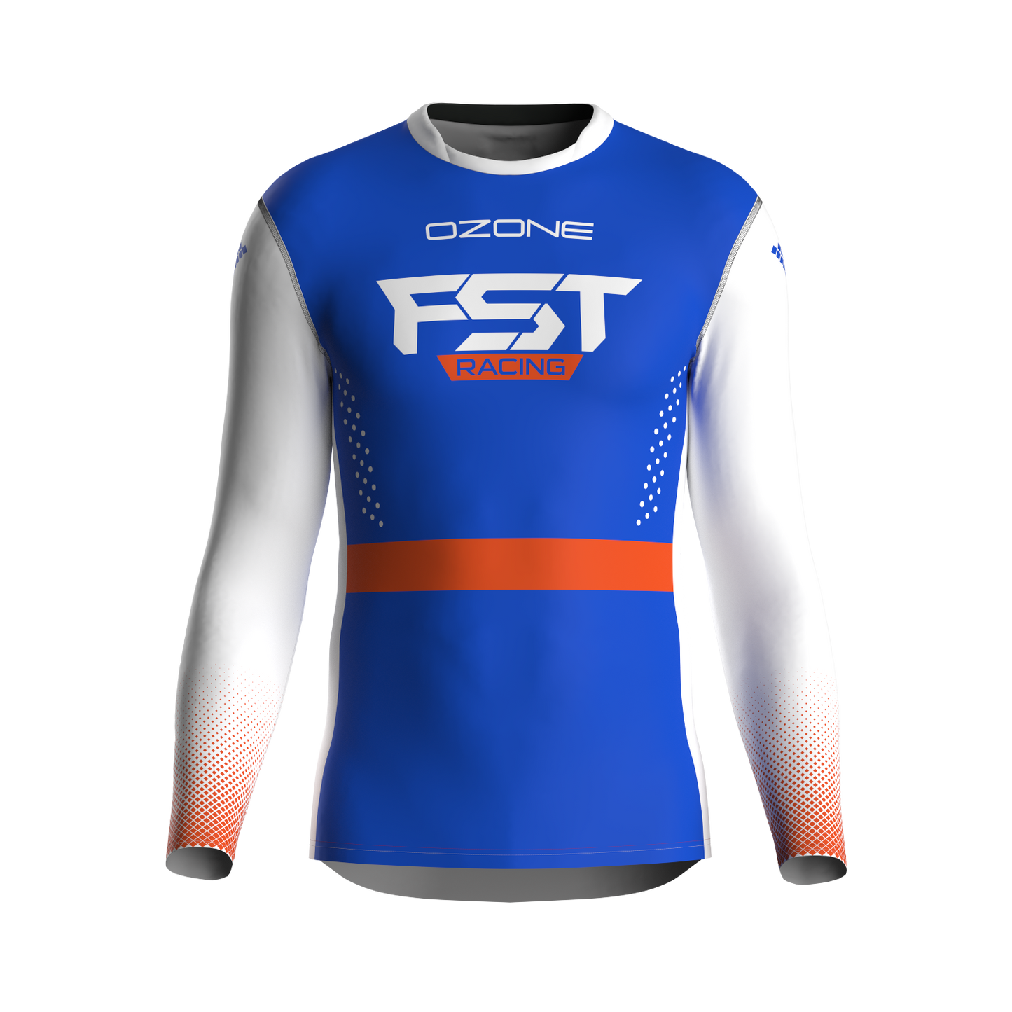 MX jersey slim fit OZONE blue orange