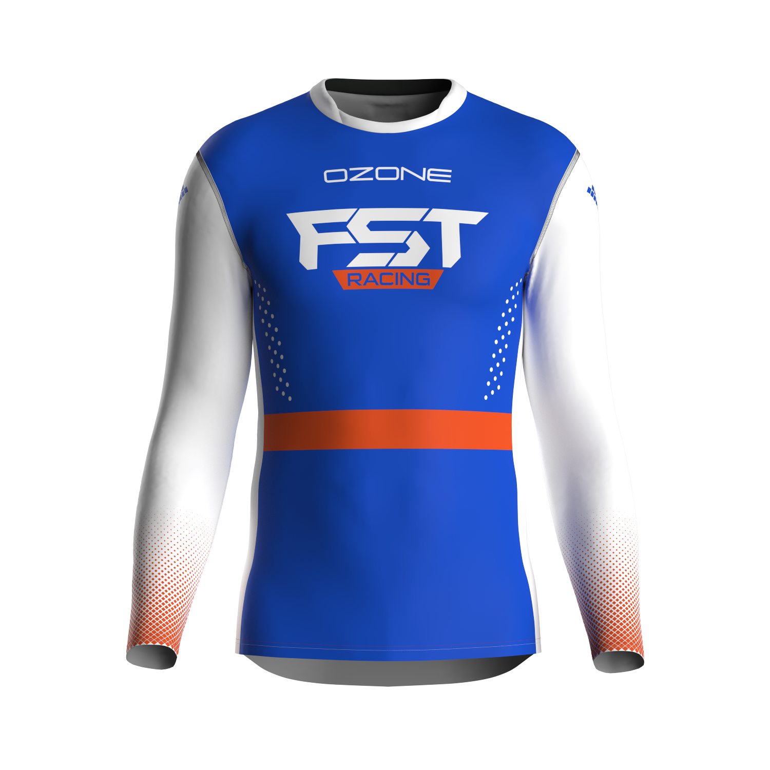 MX jersey slim fit OZONE blue orange