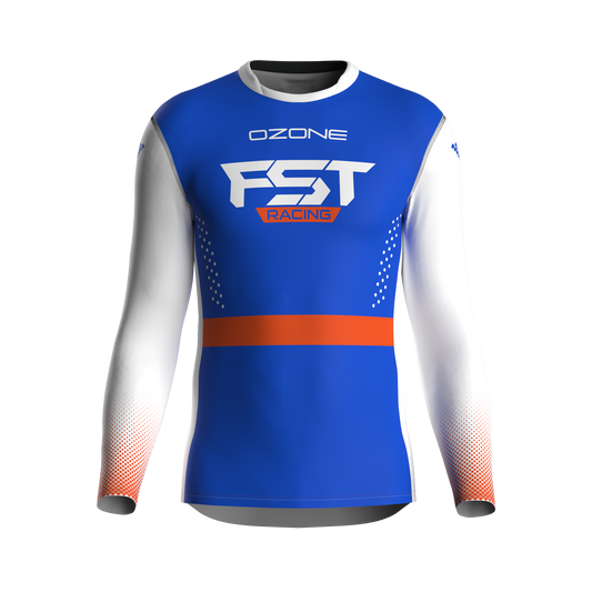 MX jersey slim fit OZONE blue orange