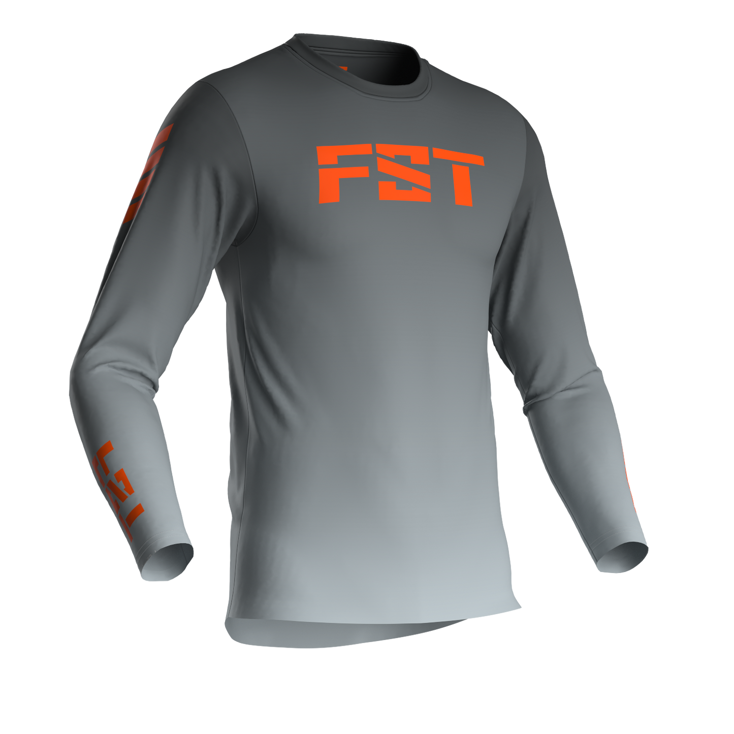 GRAY BASIC MOTOCROSS JERSEY