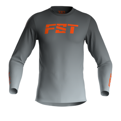 GRAY BASIC MOTOCROSS JERSEY