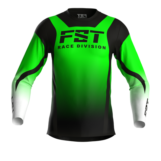 GREEN BASICS MOTOCROSS JERSEY