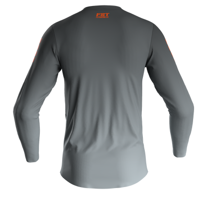 GRAY BASIC MOTOCROSS JERSEY